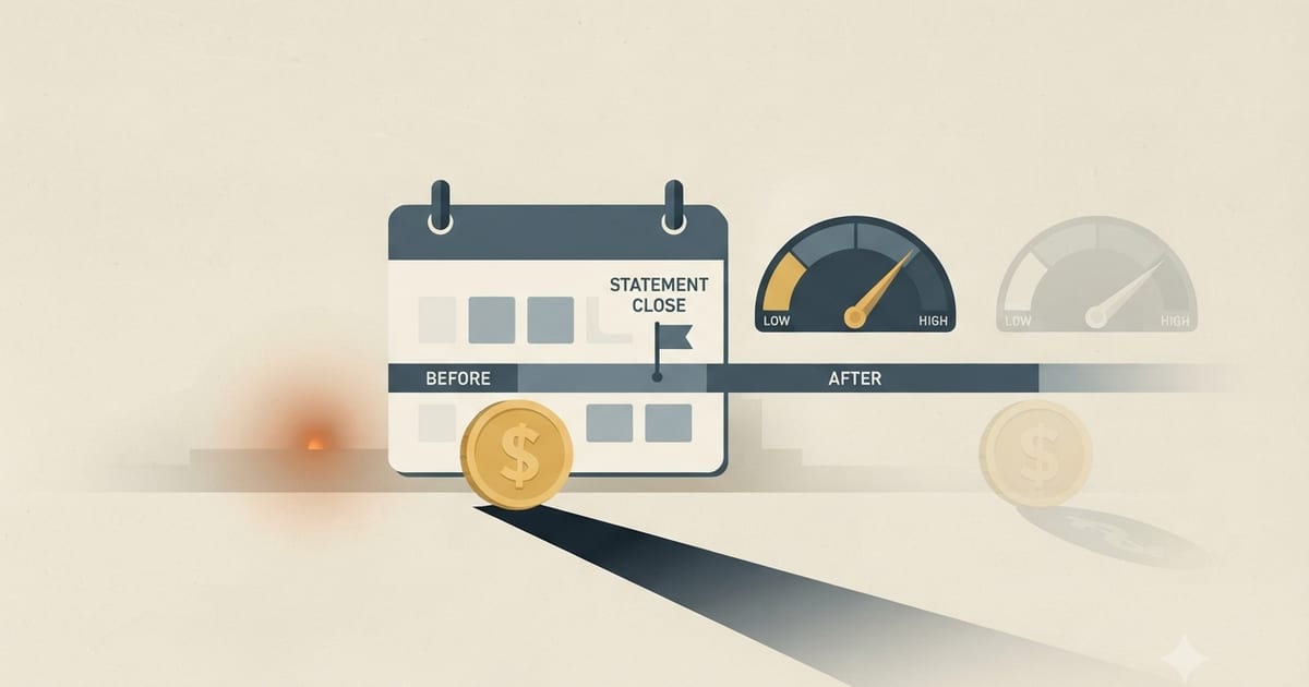 Credit Utilization Timing: Why Paying Before the Statement Beats Paying On Time